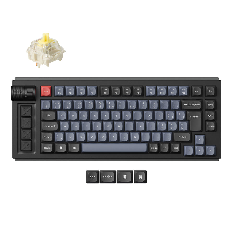 Coleção da disposição do ISO do teclado mecânico feito sob encomenda sem fio de Lemokey L1 QMK