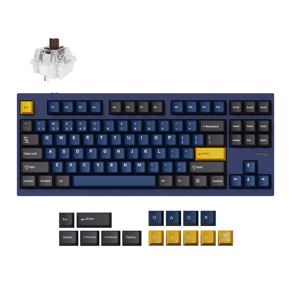 Teclado para jogos personalizado sem fio Lemokey L4 QMK (layout ANSI dos EUA)