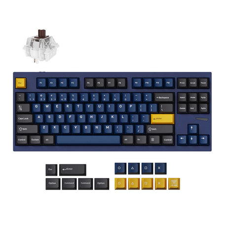 Teclado para jogos personalizado sem fio Lemokey L4 QMK (layout ANSI dos EUA)