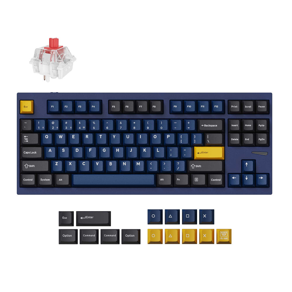 Teclado para jogos personalizado sem fio Lemokey L4 QMK (layout ANSI dos EUA)