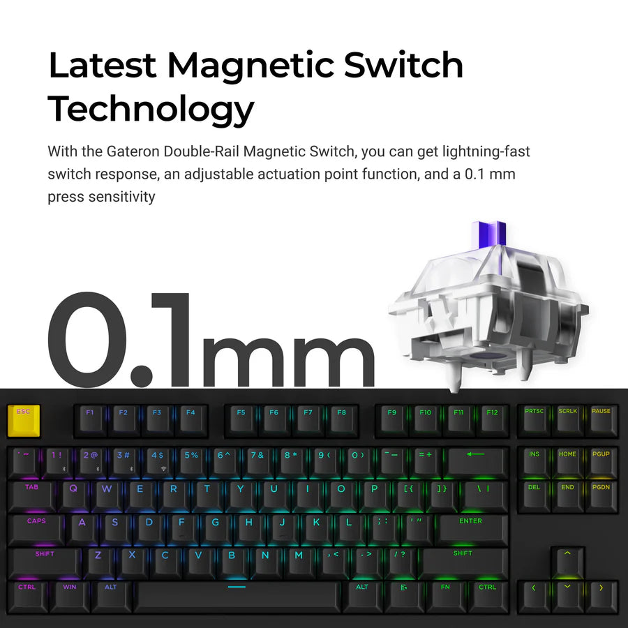 Lemokey P3 HE Wireless Magnetic Switch Custom Gaming Keyboard