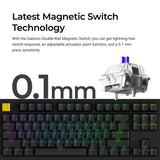 Lemokey P2 HE Interruptor Magnético Sem Fios Teclado Gaming Personalizado (Layout US ANSI)
