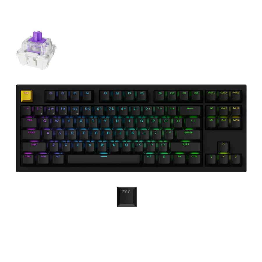 Lemokey P2 HE Interruptor Magnético Sem Fios Teclado Gaming Personalizado (Layout US ANSI)