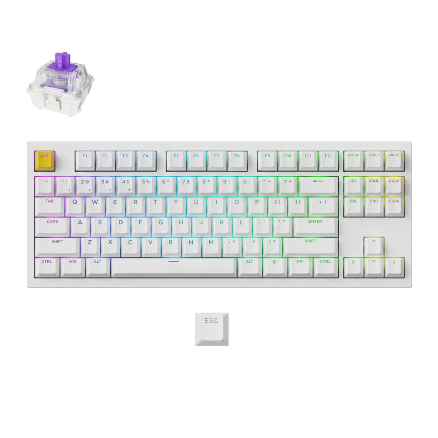 Lemokey P2 HE Interruptor Magnético Sem Fios Teclado Gaming Personalizado (Layout US ANSI)