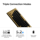 Teclado personalizado sem fio Keychron Q1 HE QMK