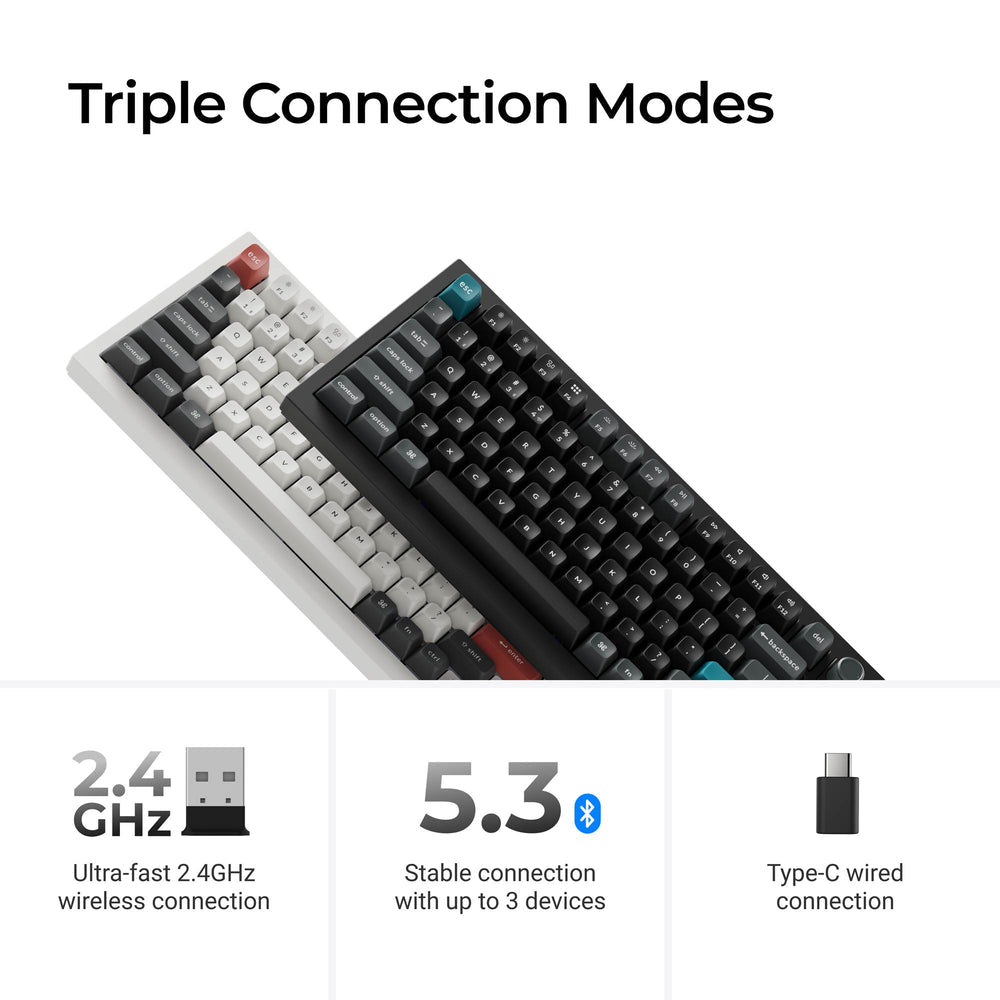 Keychron Q1 Ultra 8K Wireless Custom Mechanical Keyboard ISO Layout Collection