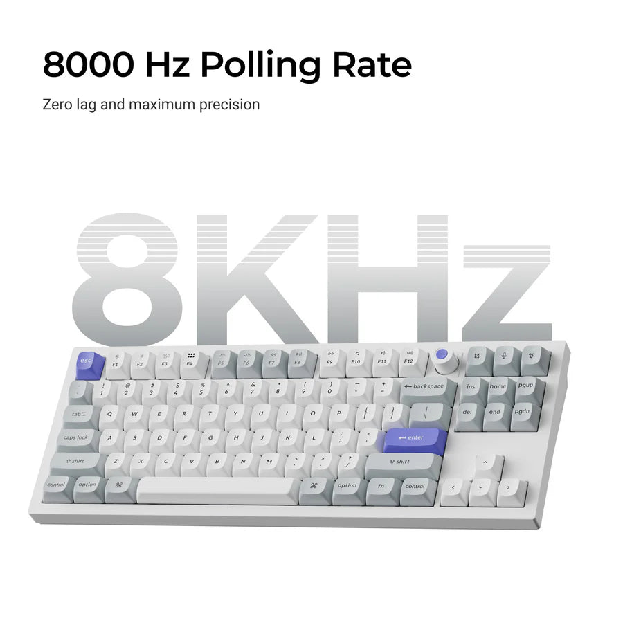 Teclado personalizado sem fio Keychron Q1 HE QMK