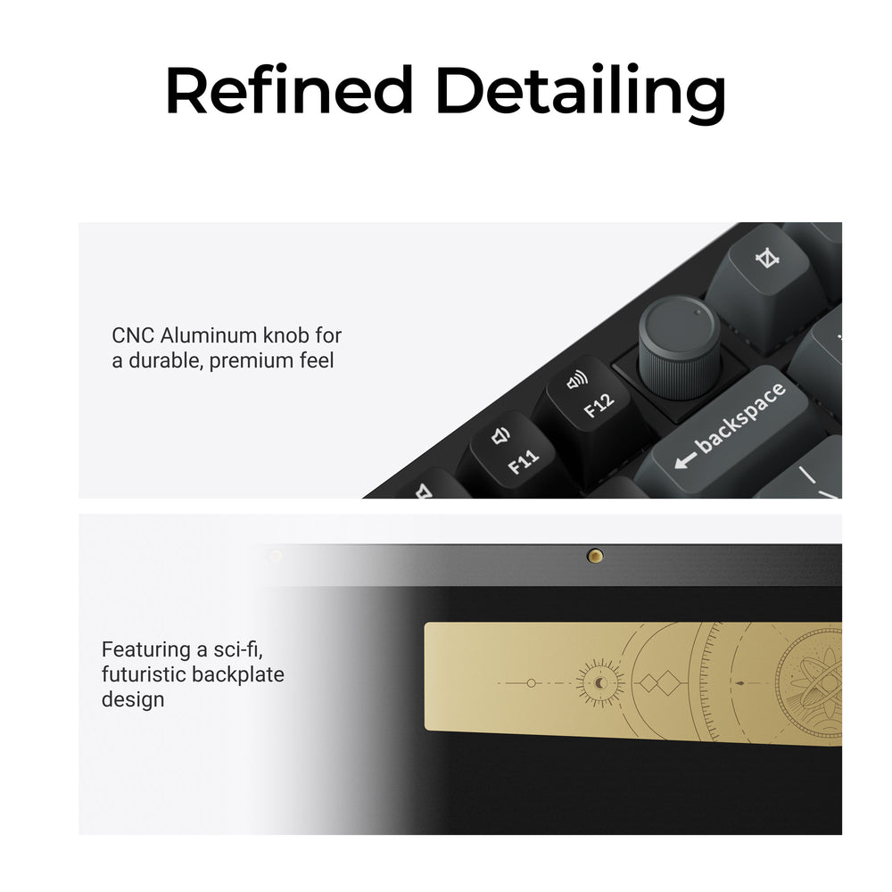 Keychron Q3 Ultra 8K Wireless Custom Mechanical Keyboard ISO Layout Collection