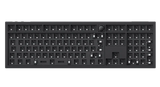 Keychron q6 max qmk/via coleção de layout iso de teclado mecânico personalizado sem fio