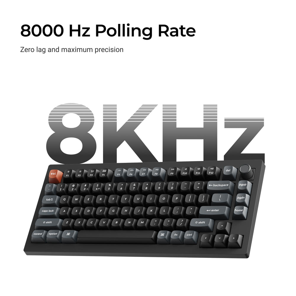 Keychron V1 Ultra 8K Wireless Custom Mechanical Keyboard (US ANSI Layout)