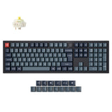 Coleção de layout ISO de teclado mecânico personalizado sem fio Max QMK Keychron V6