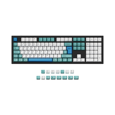 ISO ANSI Layout OEM Dye Sub PBT Keycap Set Iceberg Color For Q3 Q4 Q6 and K8 Keyboard Portuguese PT Layout