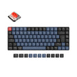 Keychron K3 Pro QMK/VIA ultra-slim custom mechanical keyboard 75 percent layout for Mac Windows Linux low-profile Gateron red ISO UK layout