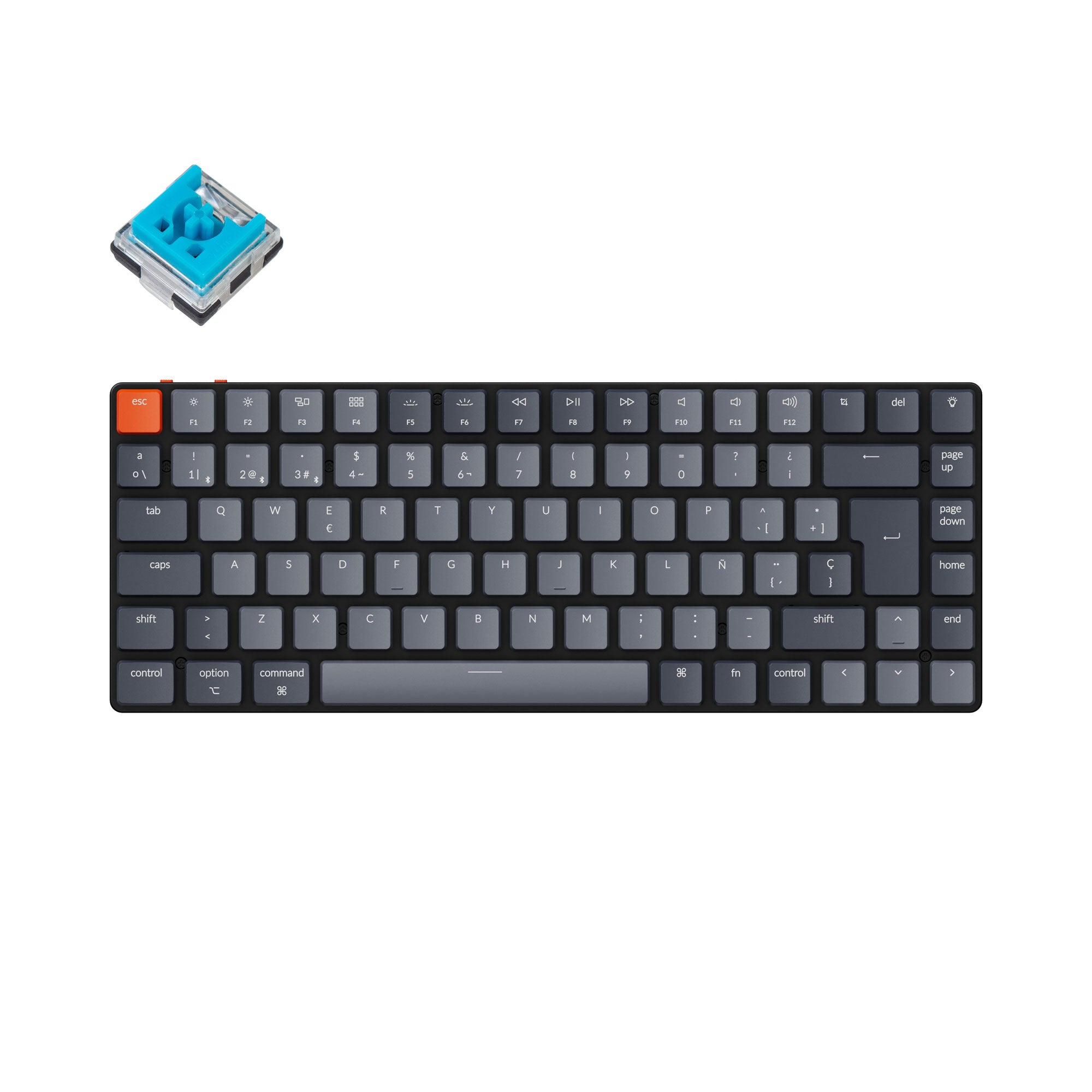 Keychron K3 Ultra-slim Wireless Mechanical Keyboard - Version 2 (Spanish ISO Layout)