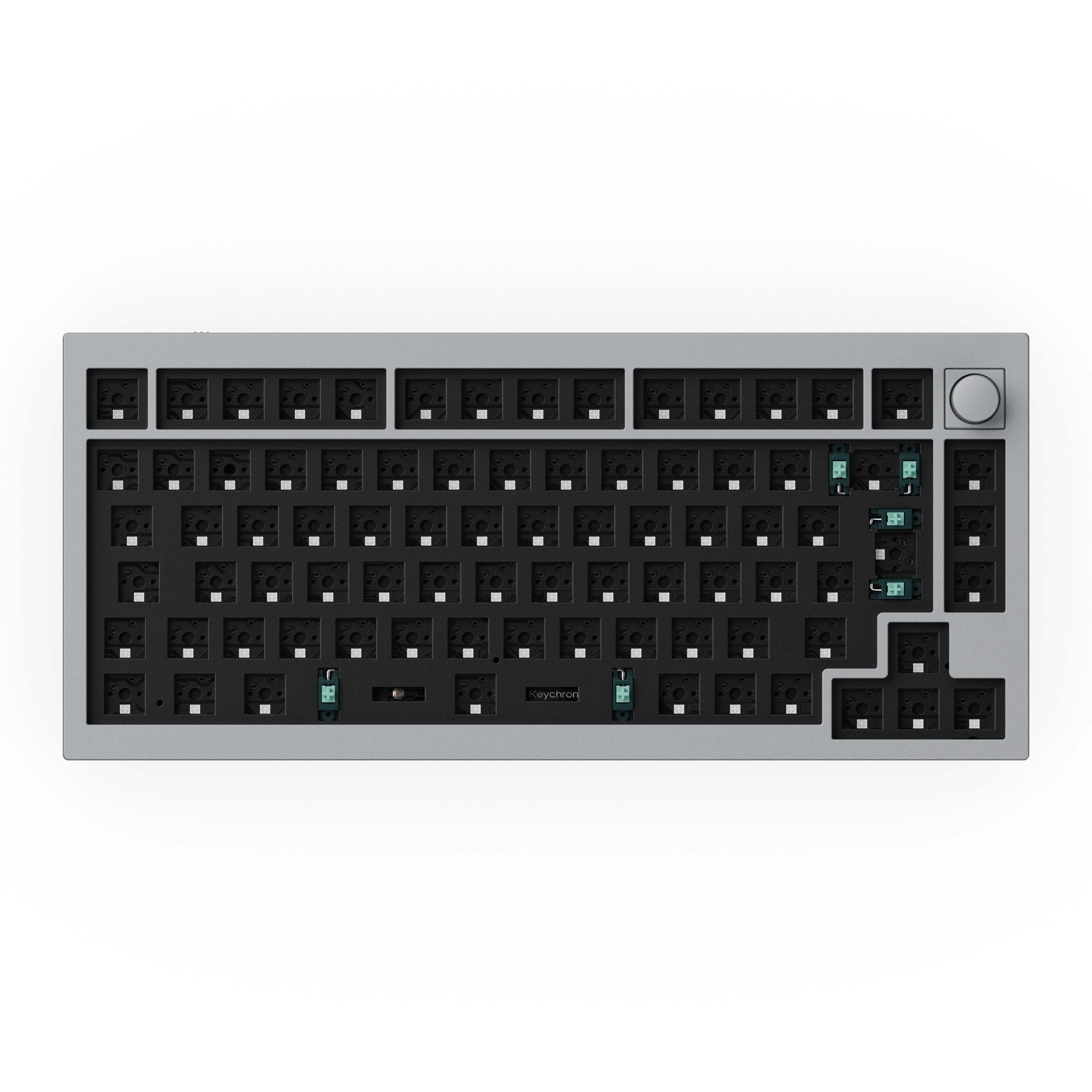 Coleção de layout ISO de teclado mecânico personalizado Keychron Q1 QMK