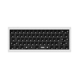 Keychron Q4 Pro QMK/VIA wireless custom mechanical keyboard 60 percent layout full aluminum white frame for Mac WIndows Linux with RGB backlight and hot-swappable barebone