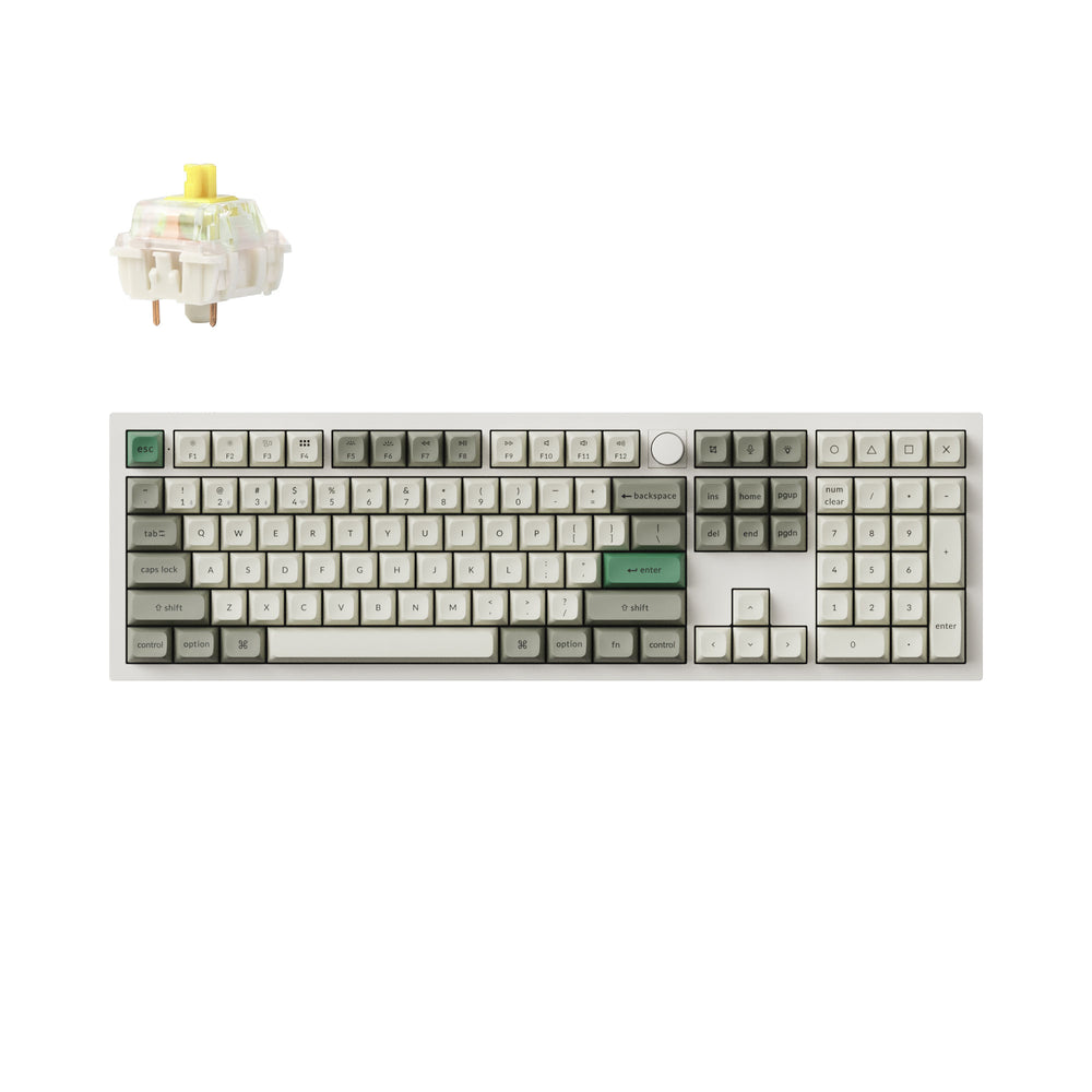 Keychron Q6 Max QMK/VIA teclado mecânico personalizado sem fio (layout ANSI dos EUA)