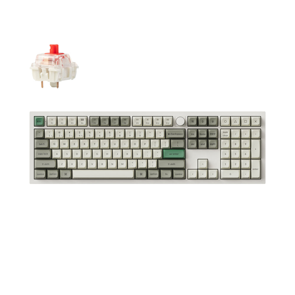 Keychron Q6 Max QMK/VIA teclado mecânico personalizado sem fio (layout ANSI dos EUA)