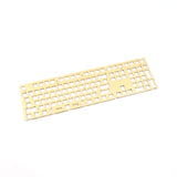 Keychron V6 Keyboard ANSI Layout Brass Plate