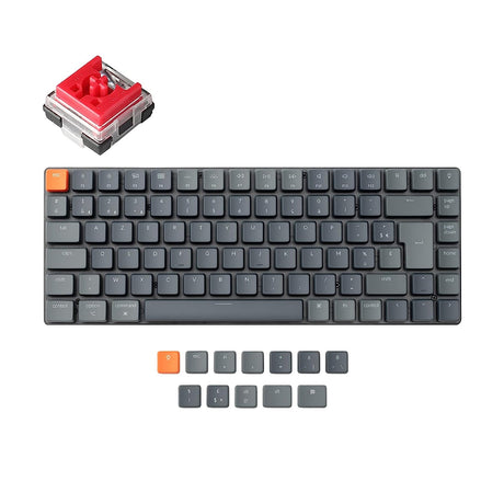 Teclado mecânico sem fio ultrafino Keychron K3 (layout FR-ISO)