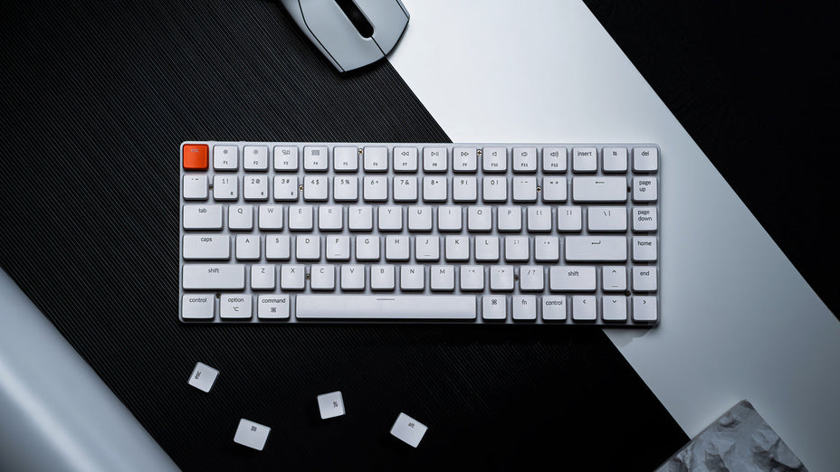 Teclado Mecânico Sem Fios Ultra-Fino Keychron K3 Não Iluminado (Version 2)
