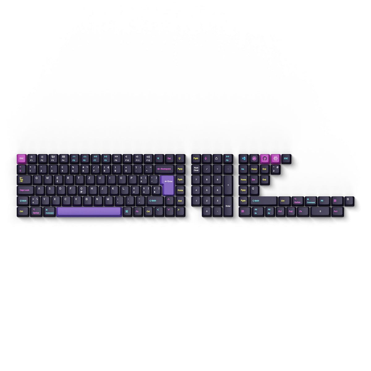 ISO OEM Dye-Sub PBT Full Set Keycap Set - Developer – Keychron Portugal