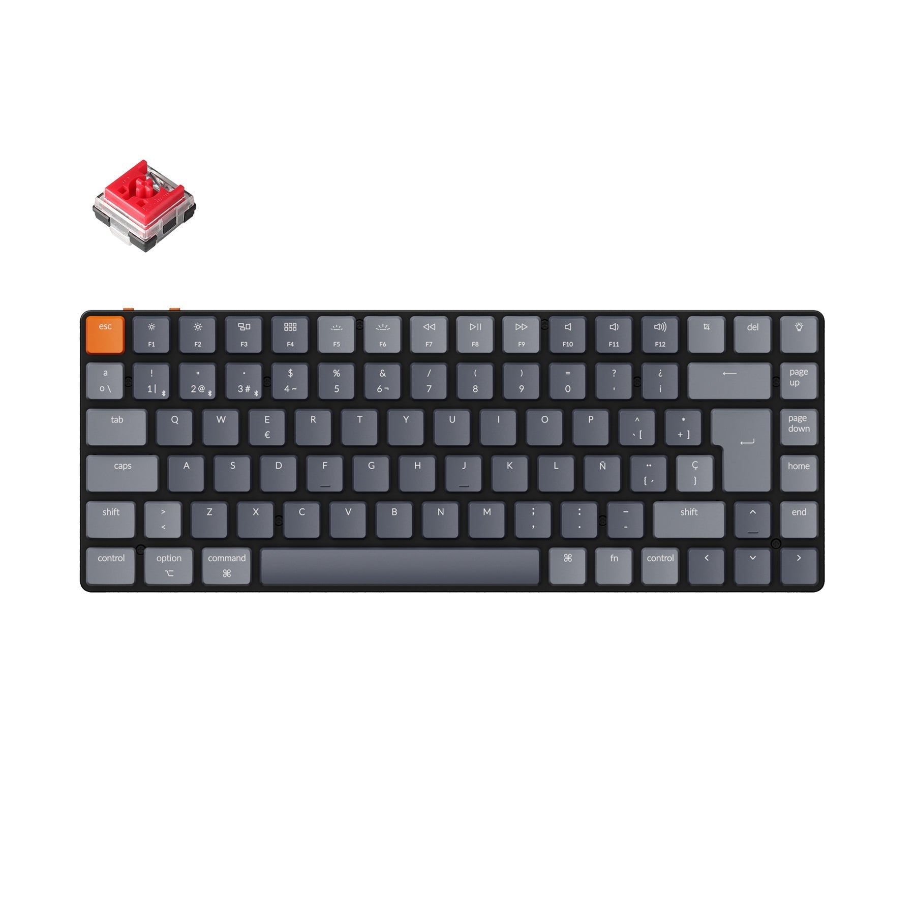 Keychron K3 Ultra-slim Wireless Mechanical Keyboard - Version 2 (ES ISO Layout)