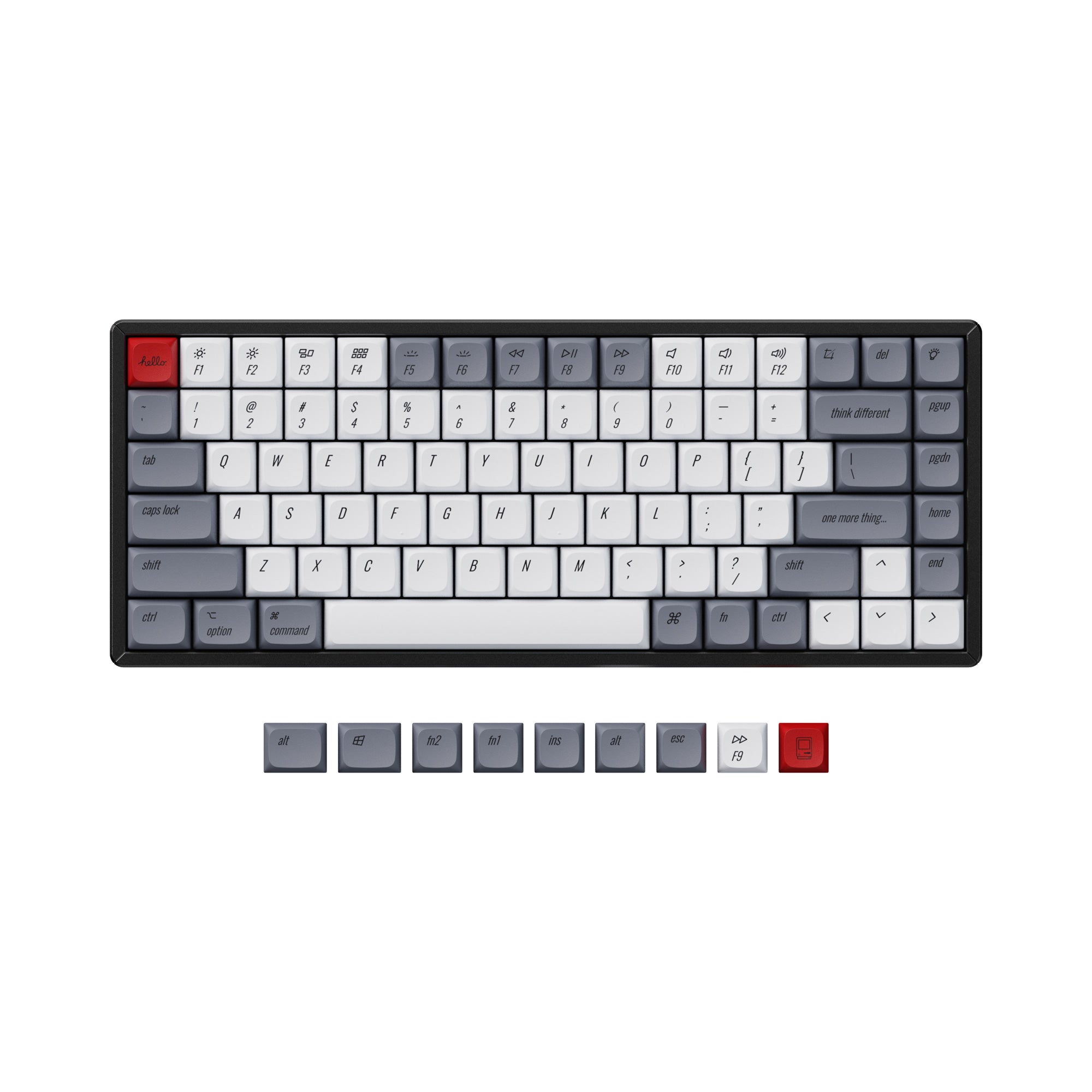 Conjunto de teclas retrô Keychron XDA Profile PBT