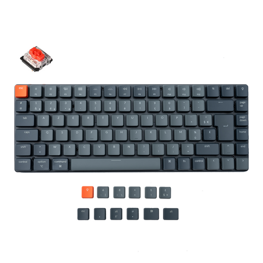 Teclado mecânico sem fio ultrafino Keychron K3 (layout FR-ISO)